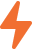 Electric bolt icon, minimal design